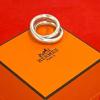 HERMES エルメス ヴェルティージュ リング シルバー925 リング・指輪 12号 シルバー
416-3