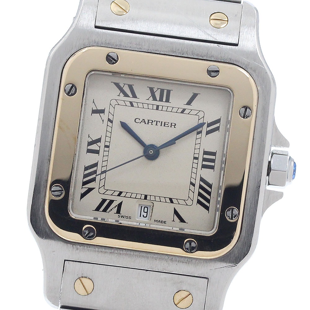 カルティエ サントスガルベLM W20011C4 メンズ 【中古】