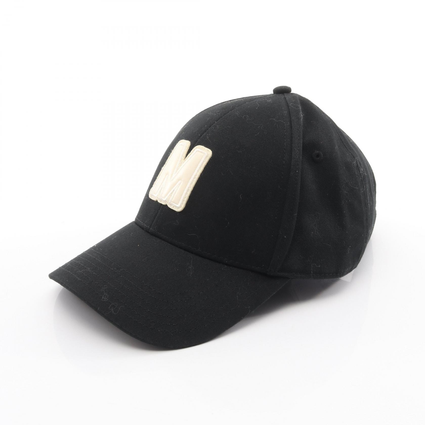 モンクレール MONCLER キャップ 帽子 コットン メンズ レディース ブラック系 【中古】