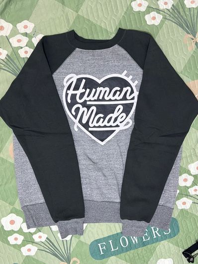 HUMAN MADE HEART SWEATSHIRT "Grey"