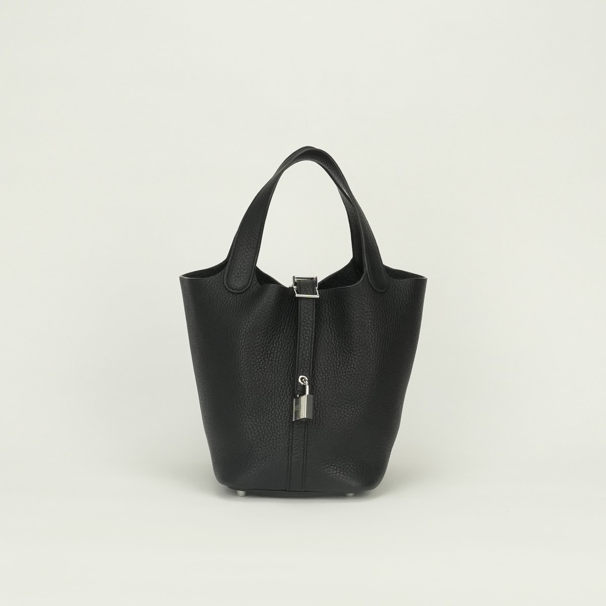 エルメス HERMES ピコタンロックPM ピコタンロック PM ピコタンロック18 バッグ トートバッグ トリヨンクレマンス ノワール Noir ブラック Black 黒 シルバー金具 ハンドバッグ