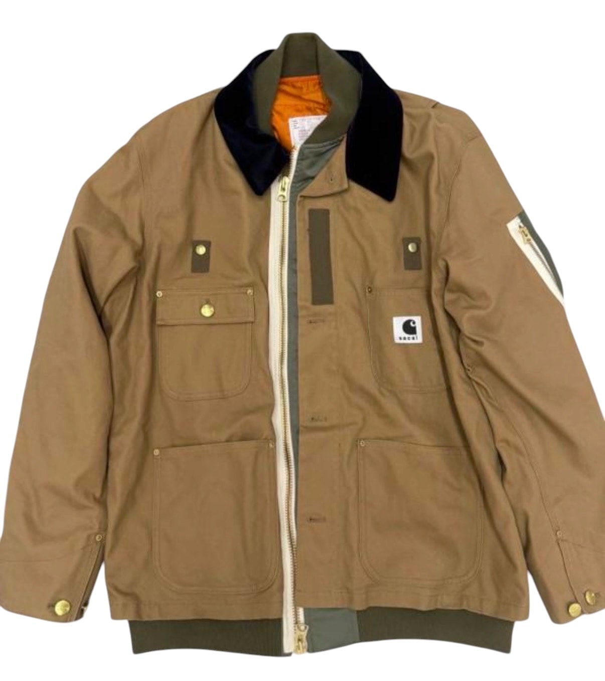 Carhartt WIP x sacai Canvas MA-1 Jacket Michigan "Beige"