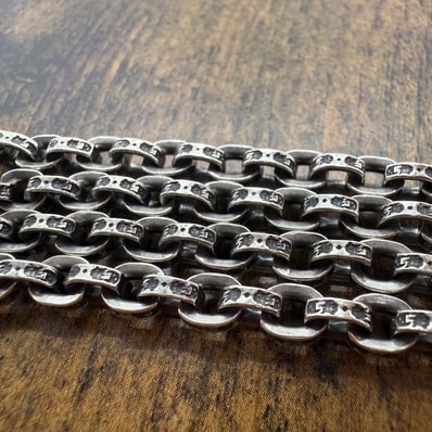 Chrome Hearts Paper Chain Necklace "Silver"