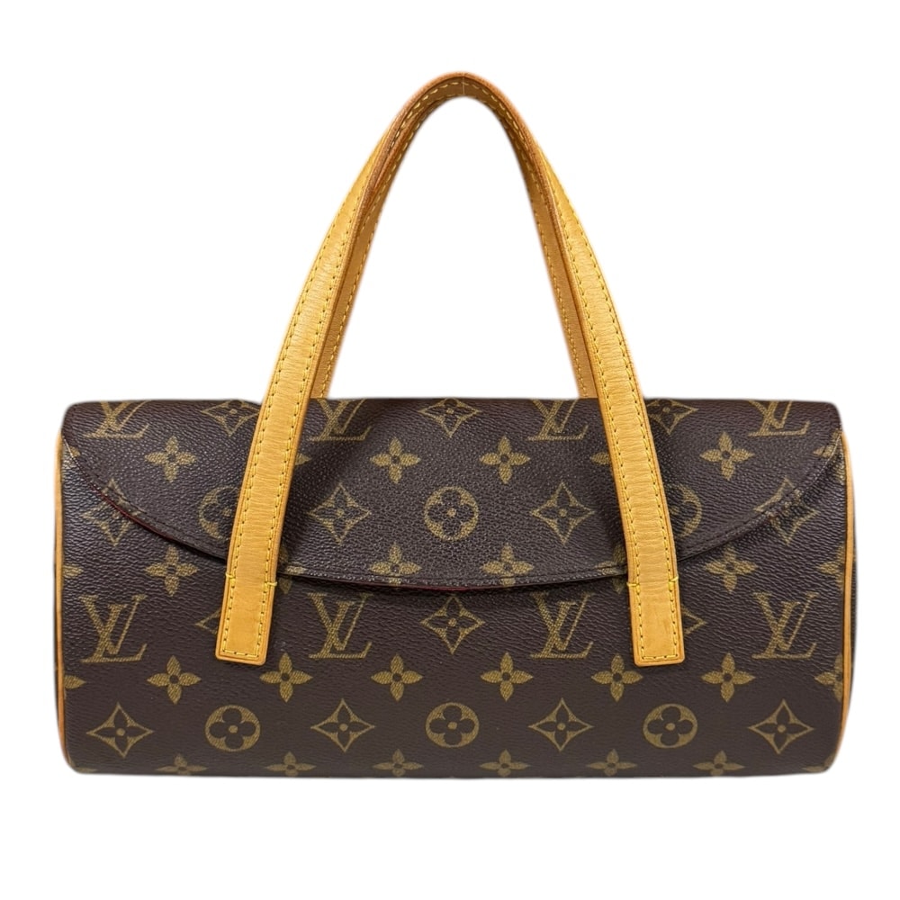 ルイヴィトン ソナチネ モノグラム ハンドバッグ モノグラムキャンバス M51902 ブラウン レディース LOUIS VUITTON  中古