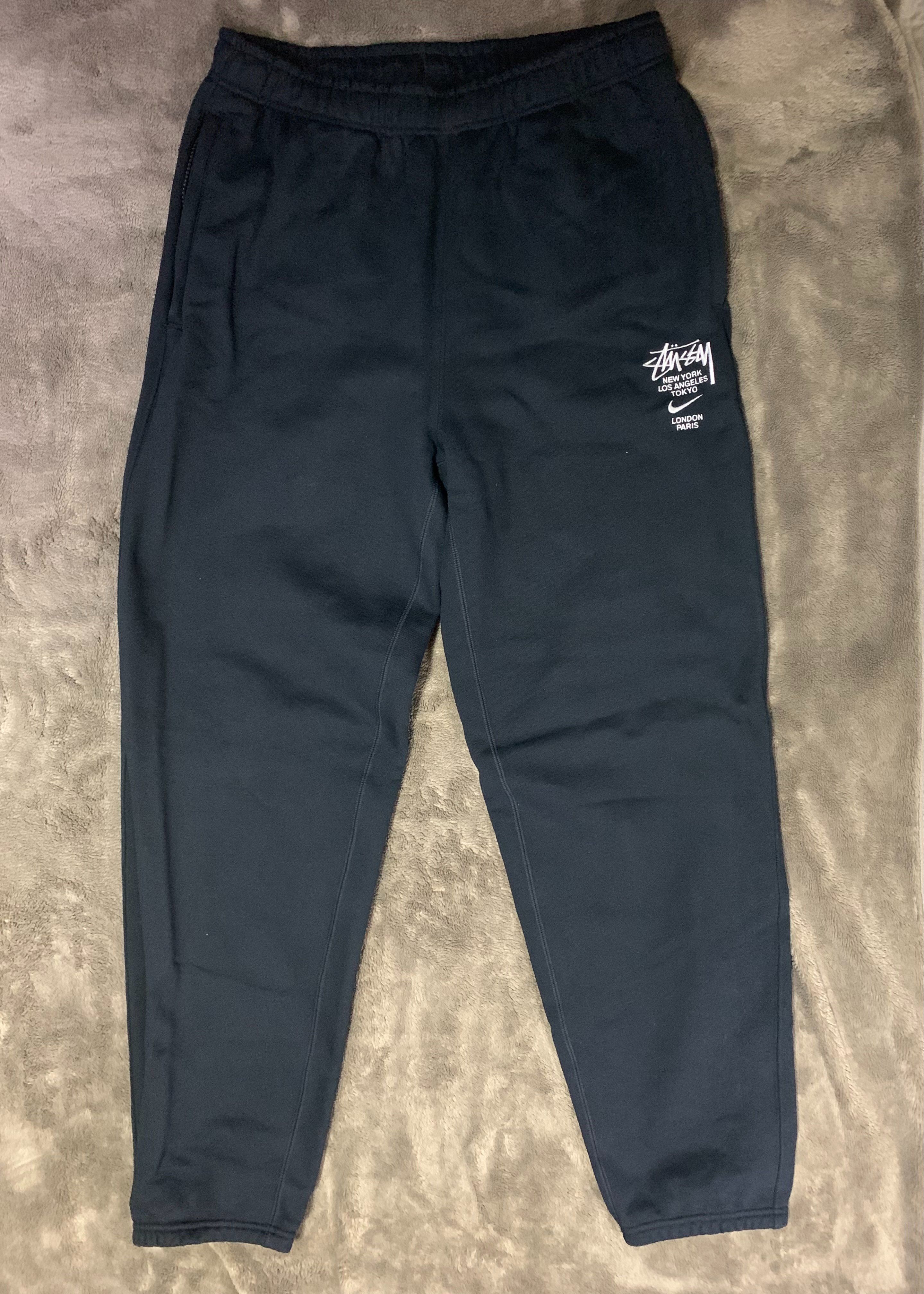 Nike x Stussy International Sweatpants (US Size) "Black" DC4227-010