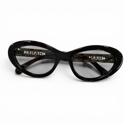 極美品 シャネル サングラス ブラック レディース 54□18 140