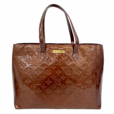 ★SALE【6db0970】ルイヴィトン トートバッグ ヴェルニ ウィルシャーMM M91646 ルージュフォーヴィスト【中古】レディース