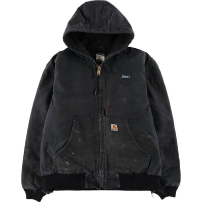 古着 00年代 カーハート Carhartt アクティブジャケット 中綿入り ダックフルジップパーカー メンズL相当/eaa614194