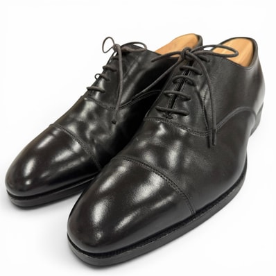 美品 クロケットアンドジョーンズ レザーシューズ AUDLEY ブラック メンズ 5