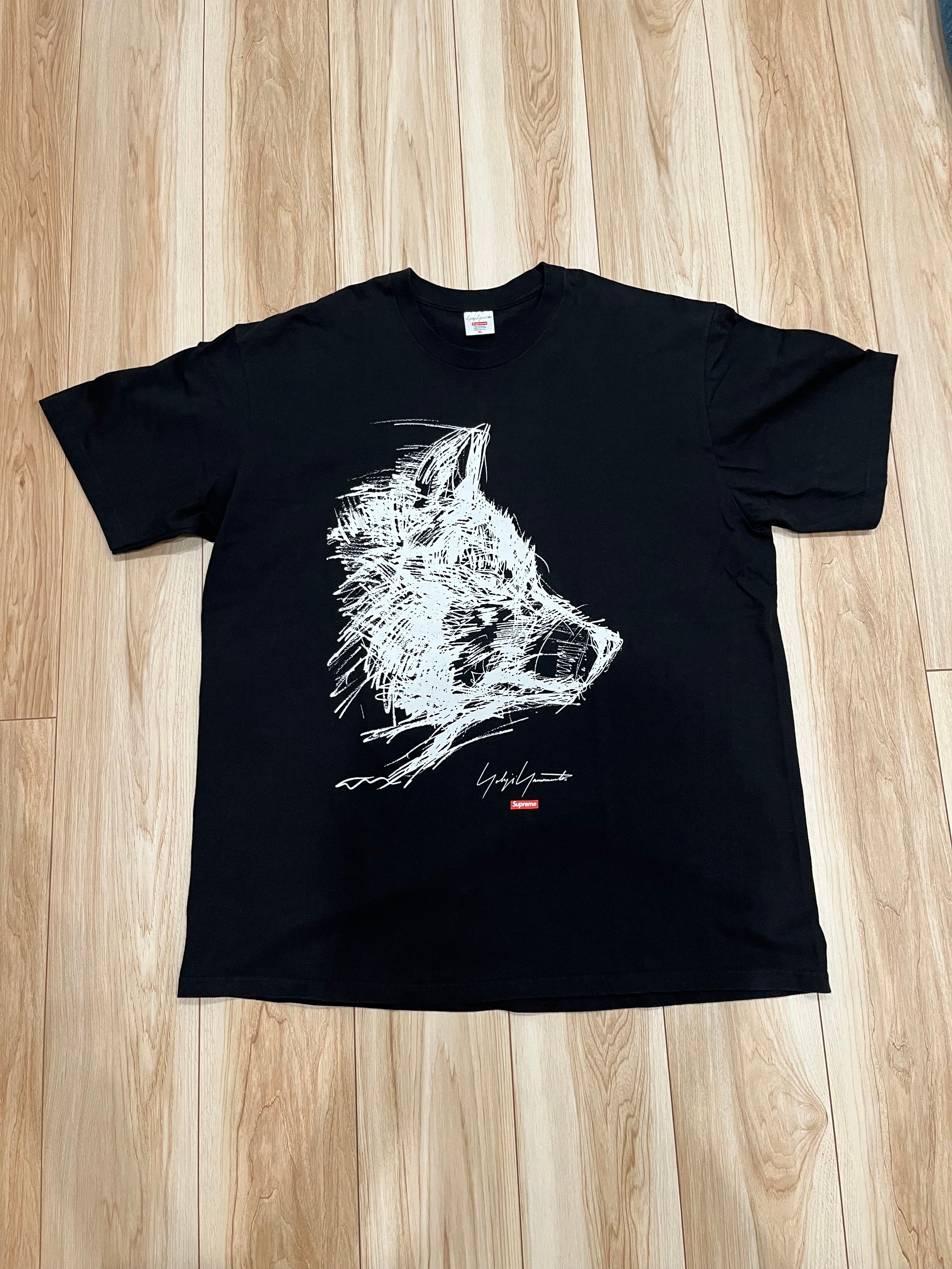 Supreme / Yohji Yamamoto® Scribble Wolf Tee "Black"