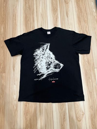 Supreme / Yohji Yamamoto® Scribble Wolf Tee "Black"