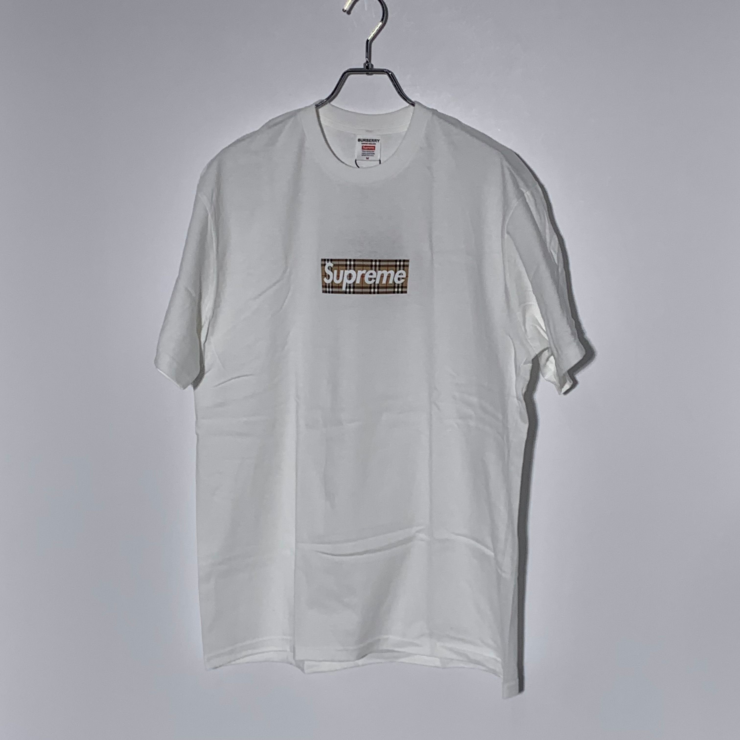 Supreme / Burberry Box Logo Tee "White"
