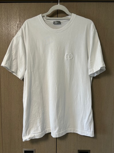 Dior CD Icon Relaxed-Fit T-Shirt Cotton Jersey "White"