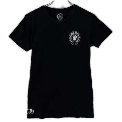 Chrome Hearts American Flag Back Print V-Neck T-Shirt "Black/Red/Blue"