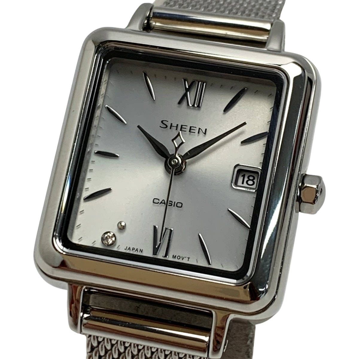 ☆☆CASIO カシオ ステンレススチール ソーラー充電 SHS-D400M-7AJF レディースウォッチ