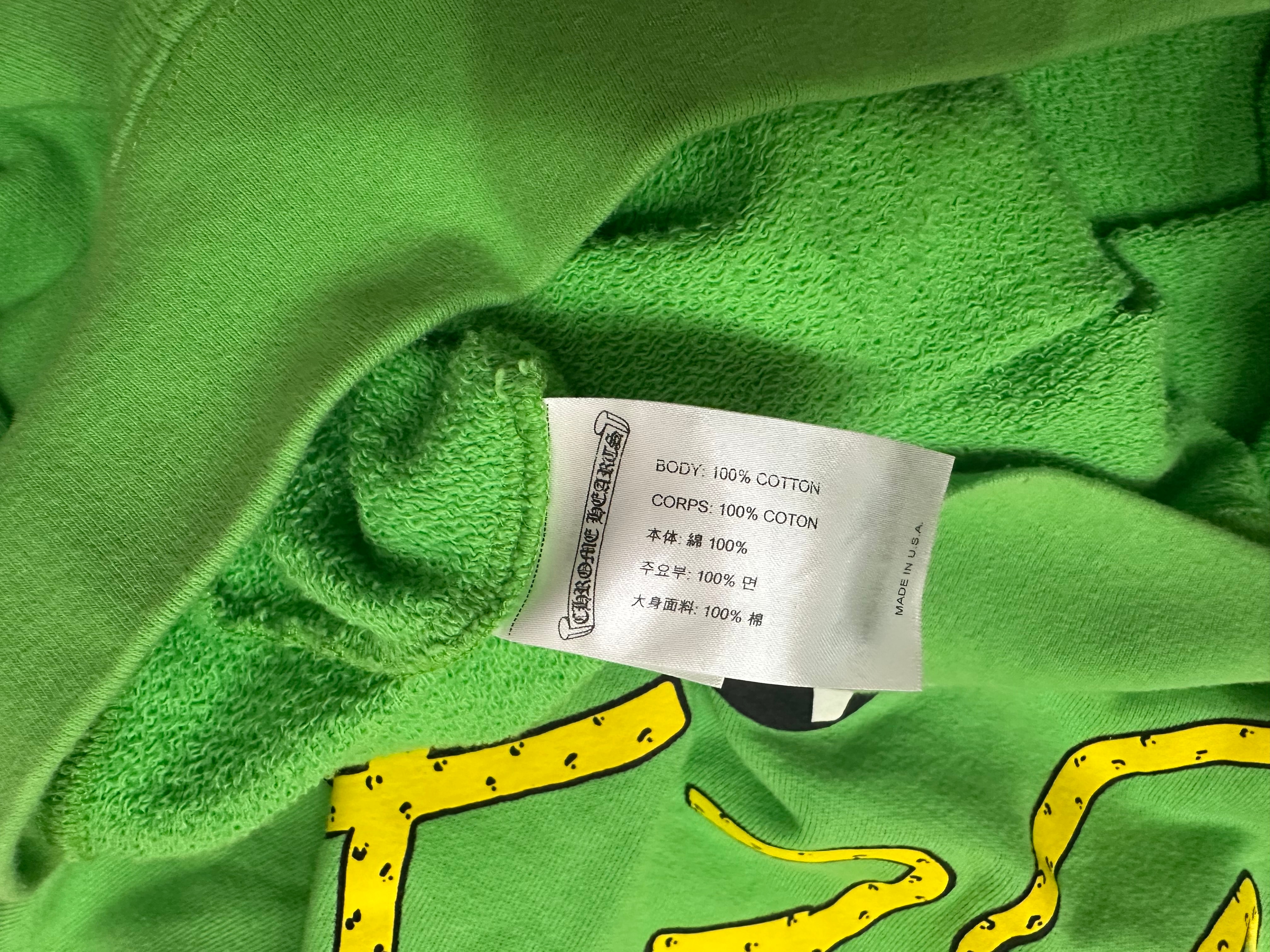 Chrome Hearts Matty Boy Sex Records Hoodie "Citrus Green"