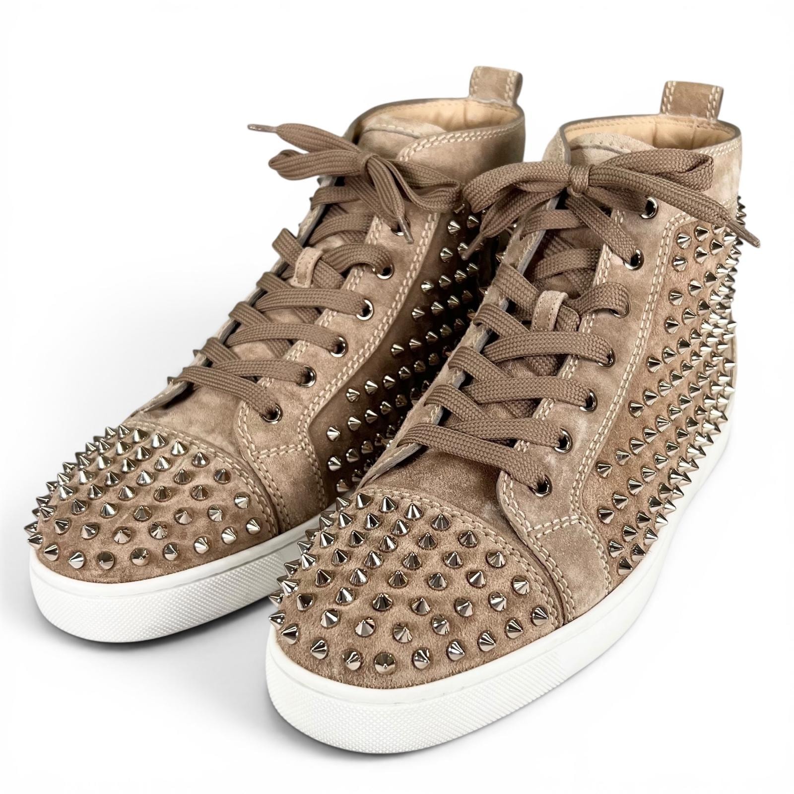極美品 クリスチャンルブタン ハイカットスニーカー LOUIS FLAT