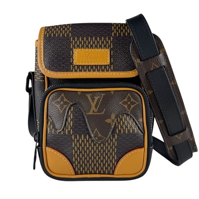 ルイ ヴィトン LOUIS VUITTON ショルダーバッグ ダミエ ジャイアント NIGOコラボ アマゾン メッセンジャー/ダミエ ジャイアント ブラウン ユニセックス N40357【中古】 z9904