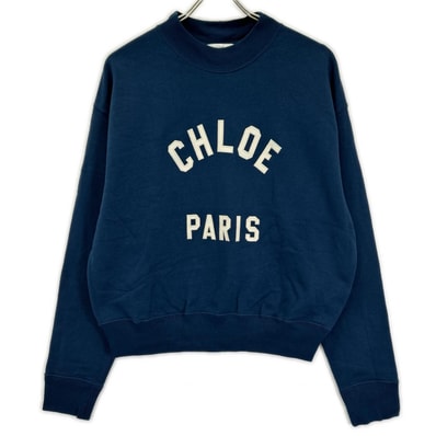 クロエ ネイビー CHLOE PARIS スウェット L
