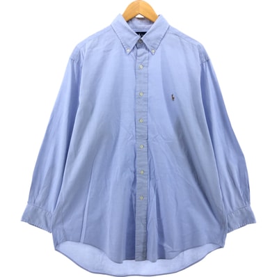 古着 ラルフローレン Ralph Lauren YARMOUTH 長袖 ボタンダウンシャツ メンズL相当/eaa551026