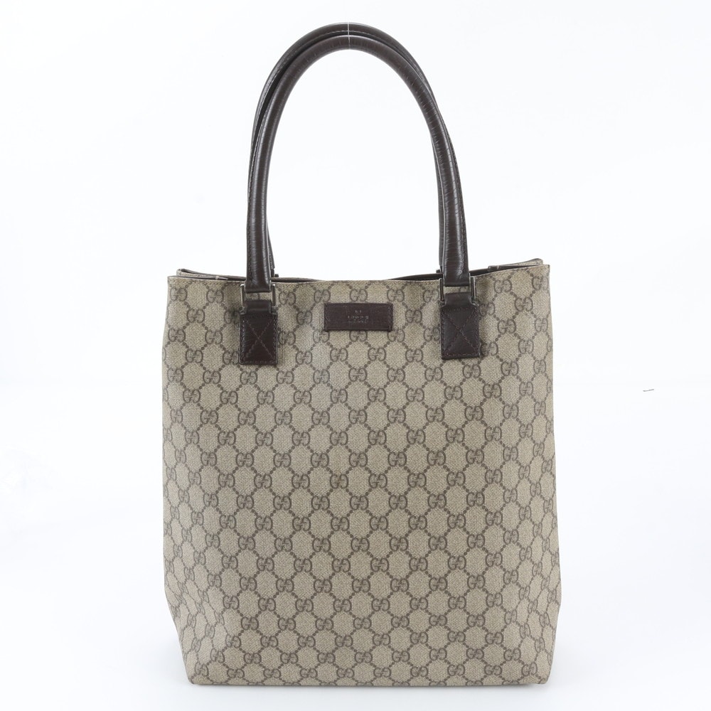 ■美品 グッチ GGスプリーム 131220 トート バッグ