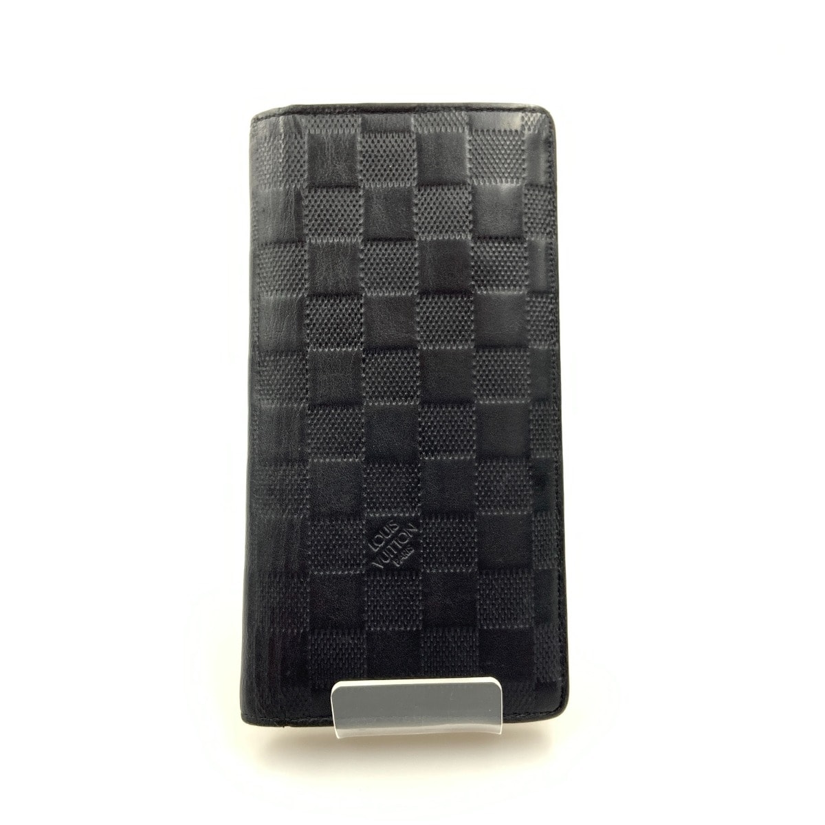 〇〇LOUIS VUITTON ルイヴィトン ダミエ アンフィニ ポルトフォイユ ブラザ 二つ折り長財布 N63119 ブラック