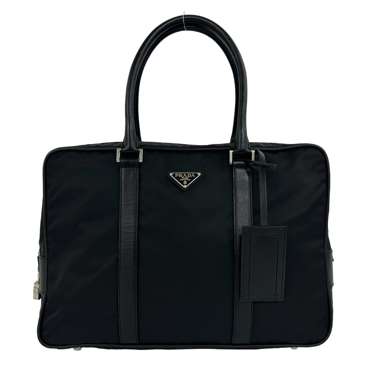 B (目立った傷や汚れなし)】PRADA プラダ 三角 ロゴ 金具 ナイロン