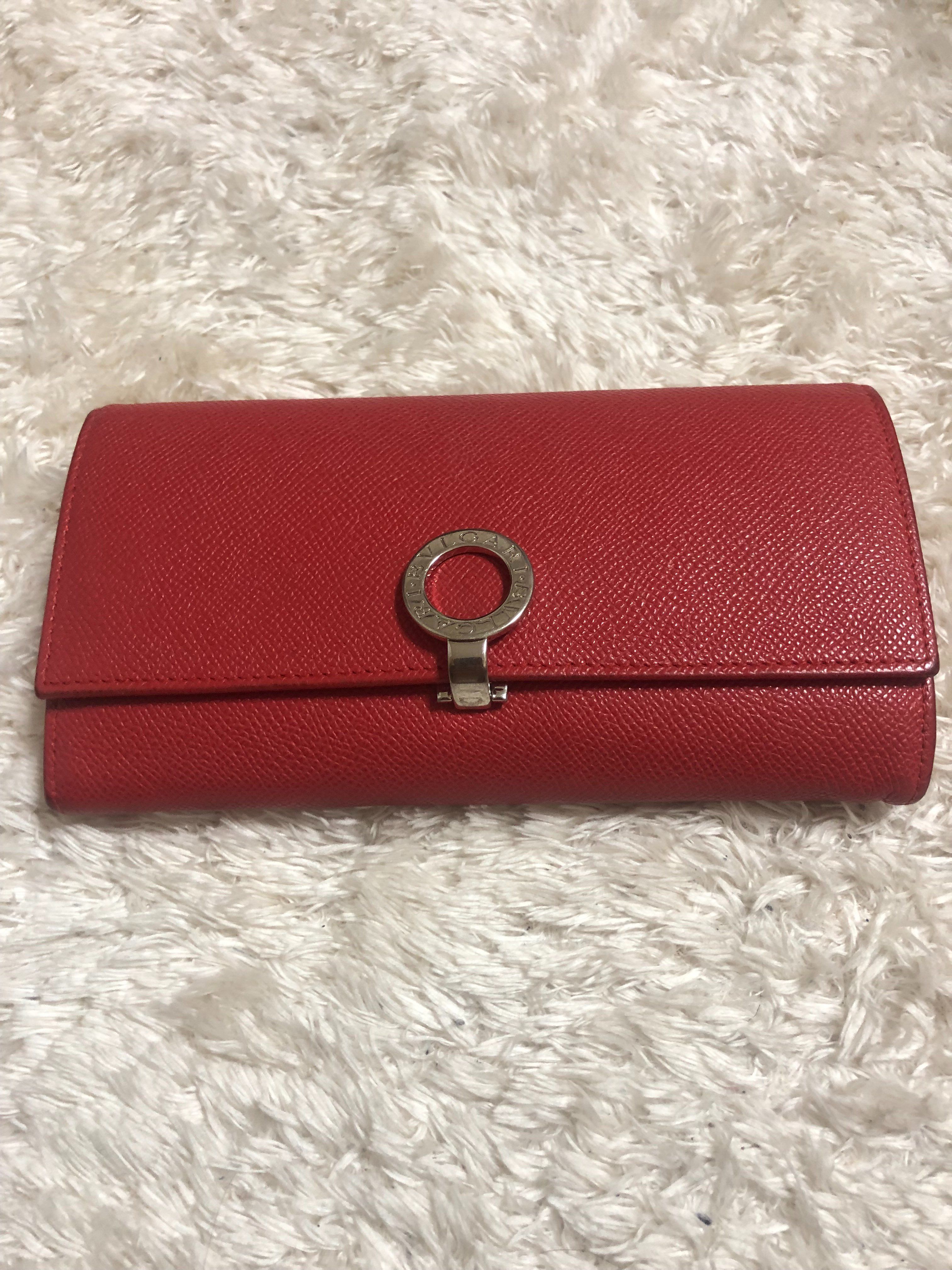 BVLGARI 二つ折り長財布