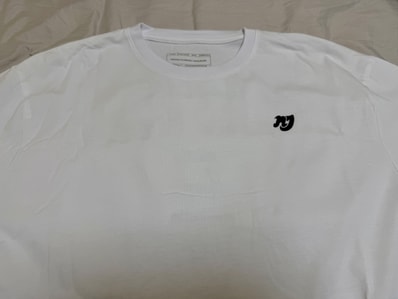 NewJeans x Hiroshi Fujiwara Supernatural Coller T-Shirt Ver.4 "White"