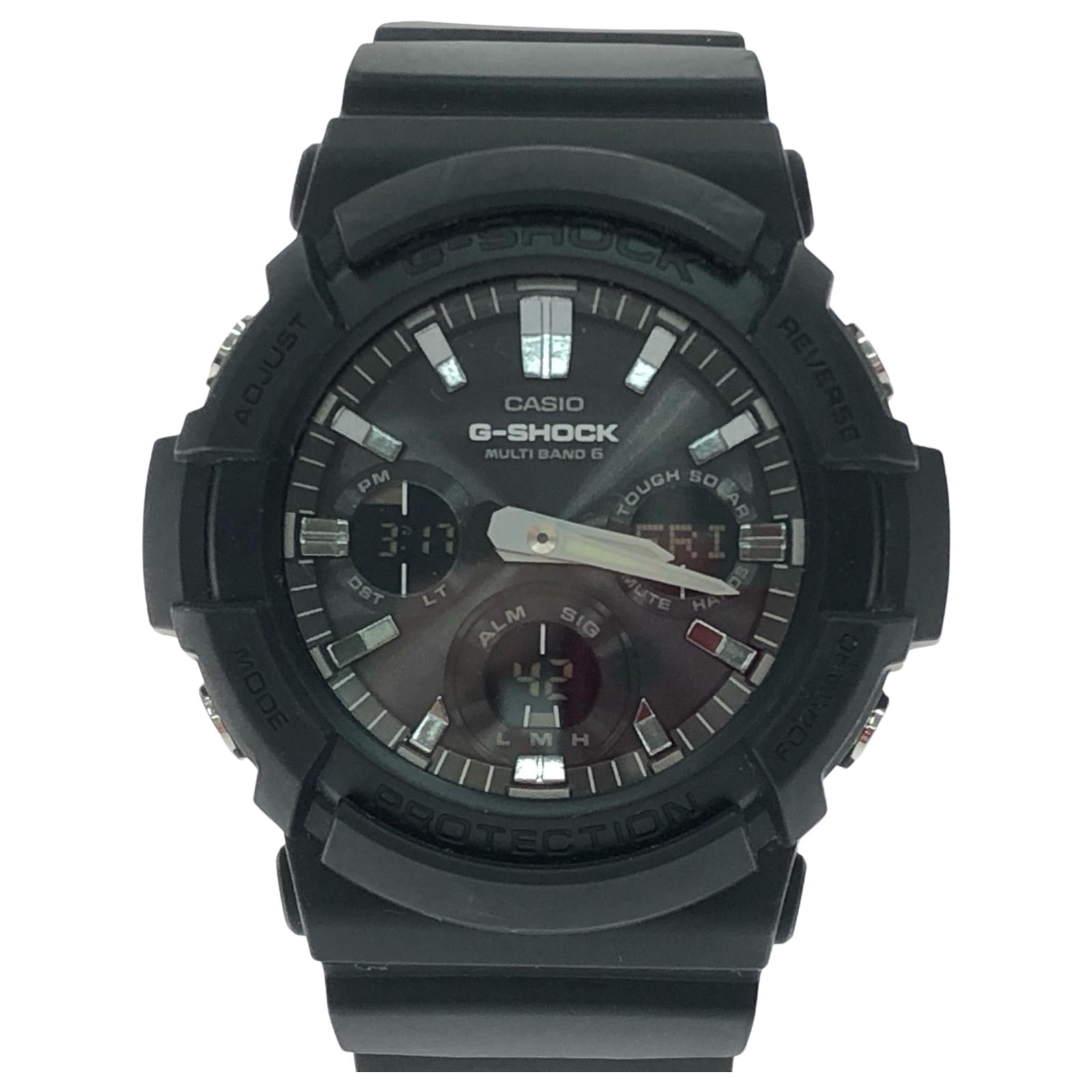 ▼▼CASIO カシオ メンズ腕時計 デジアナウォッチ 電波ソーラー G-SHOCK ビッグケース GAW-100B