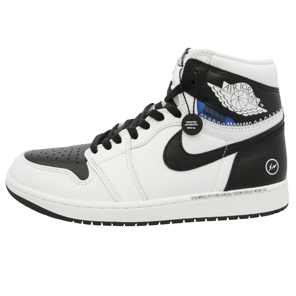 NIKE ナイキ FRAGMENT DESIGN フラグメントデザイン II7282-100 フェイクバスターズ鑑定済 fragment design × UNION Air Jordan 1 Retro High OG AJ1【極上美品】【中古】