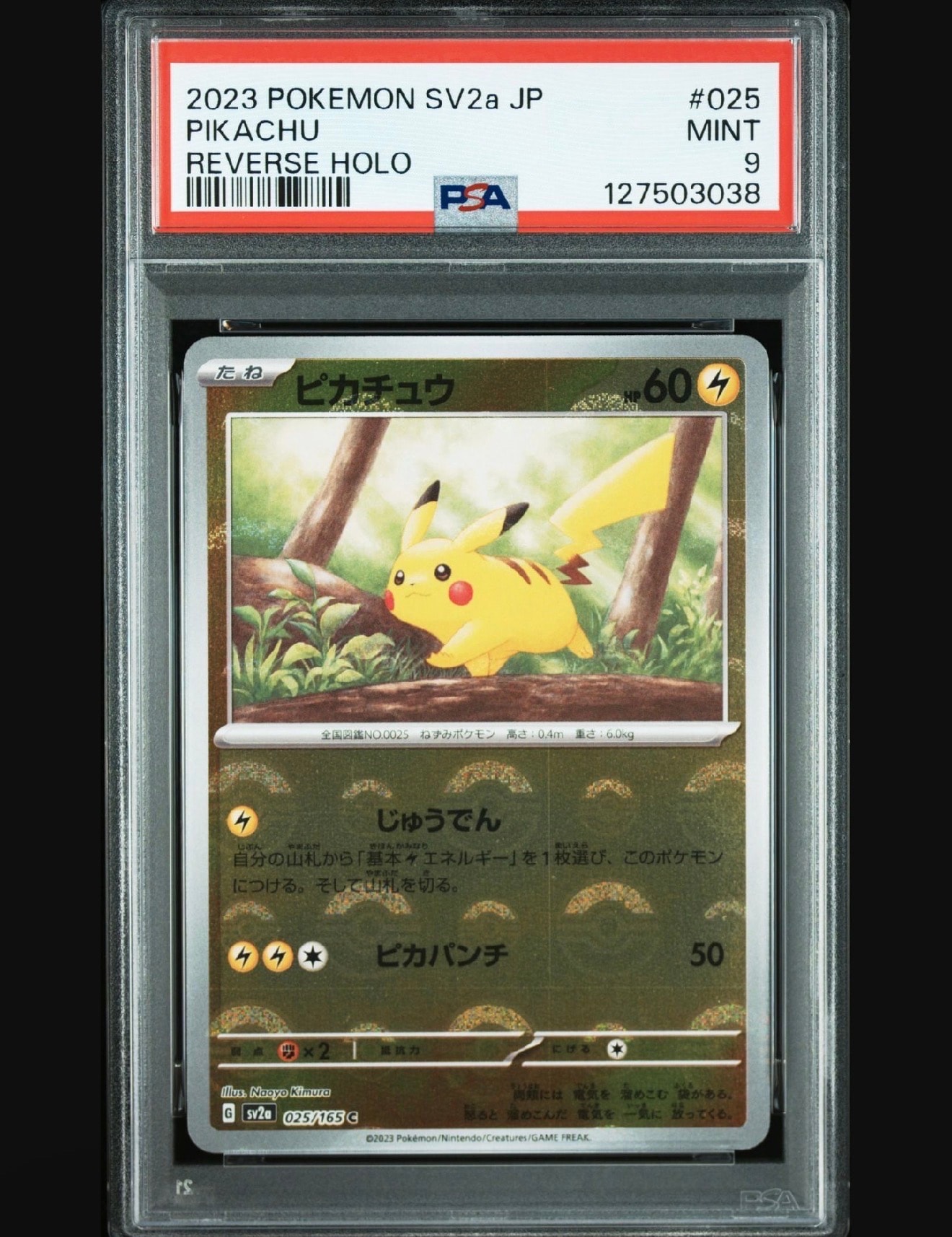 ピカチュウ C: モンスターボールミラー[SV2a 025/165](強化拡張パック「ポケモンカード151」)