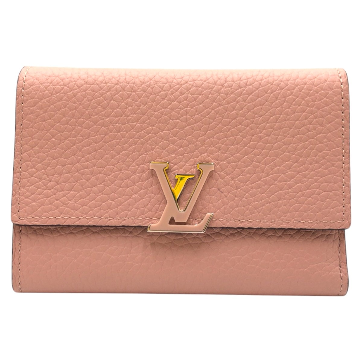 美品 LOUIS VUITTON ルイヴィトン トリヨン ポルトフォイユ カプシーヌ ピンク マグノリア レザー 三つ折り財布 折財布 コンパクトウォレット 506332 【中古】