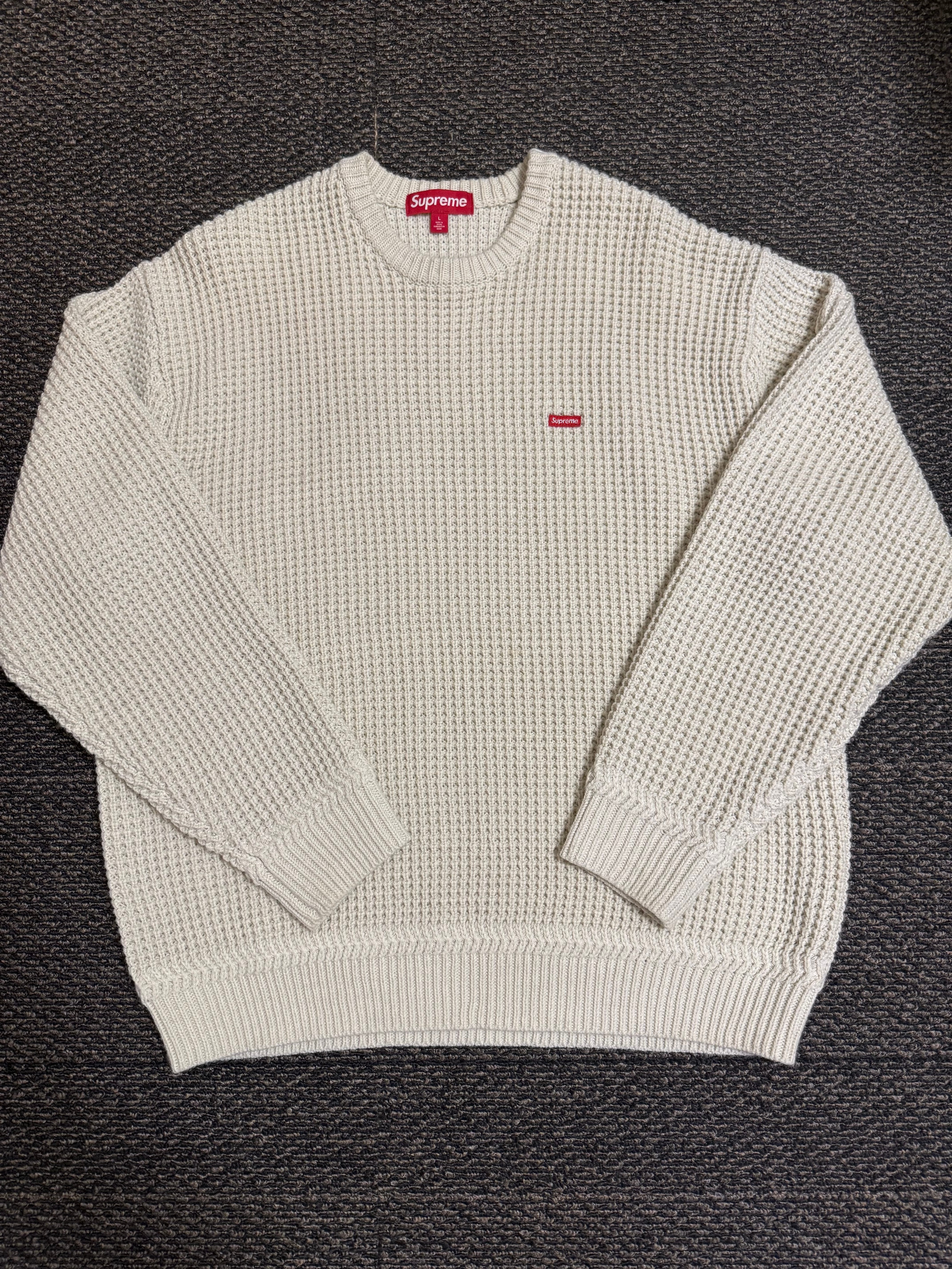 Supreme Waffle Small Box Sweater 
