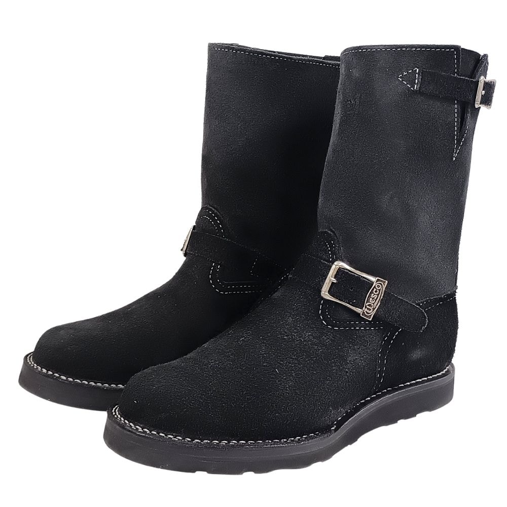 WESCO ウエスコ 品番BK77104014BK BOSS CUSTOM ボス ブラックラフアウト スエード ブーツ サイズ12E 53799
