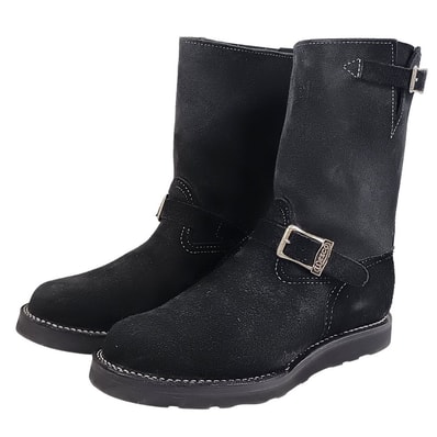 WESCO ウエスコ 品番BK77104014BK BOSS CUSTOM ボス ブラックラフアウト スエード ブーツ サイズ12E 53799