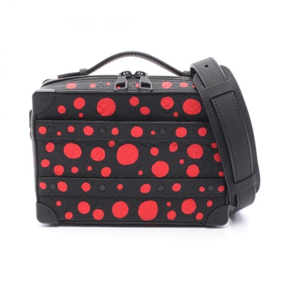 ルイ・ヴィトン LOUIS VUITTON LV × YK ハンドル ソフトトランク ハンドバッグ バッグ レザー モノグラム・トリヨンレザー ノワール レディース ブラック系 / レッド系 M21677 【中古】