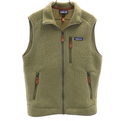 patagonia パタゴニア レトロパイル フリース ベスト S オリーブ系 22821FA19 アウトドア