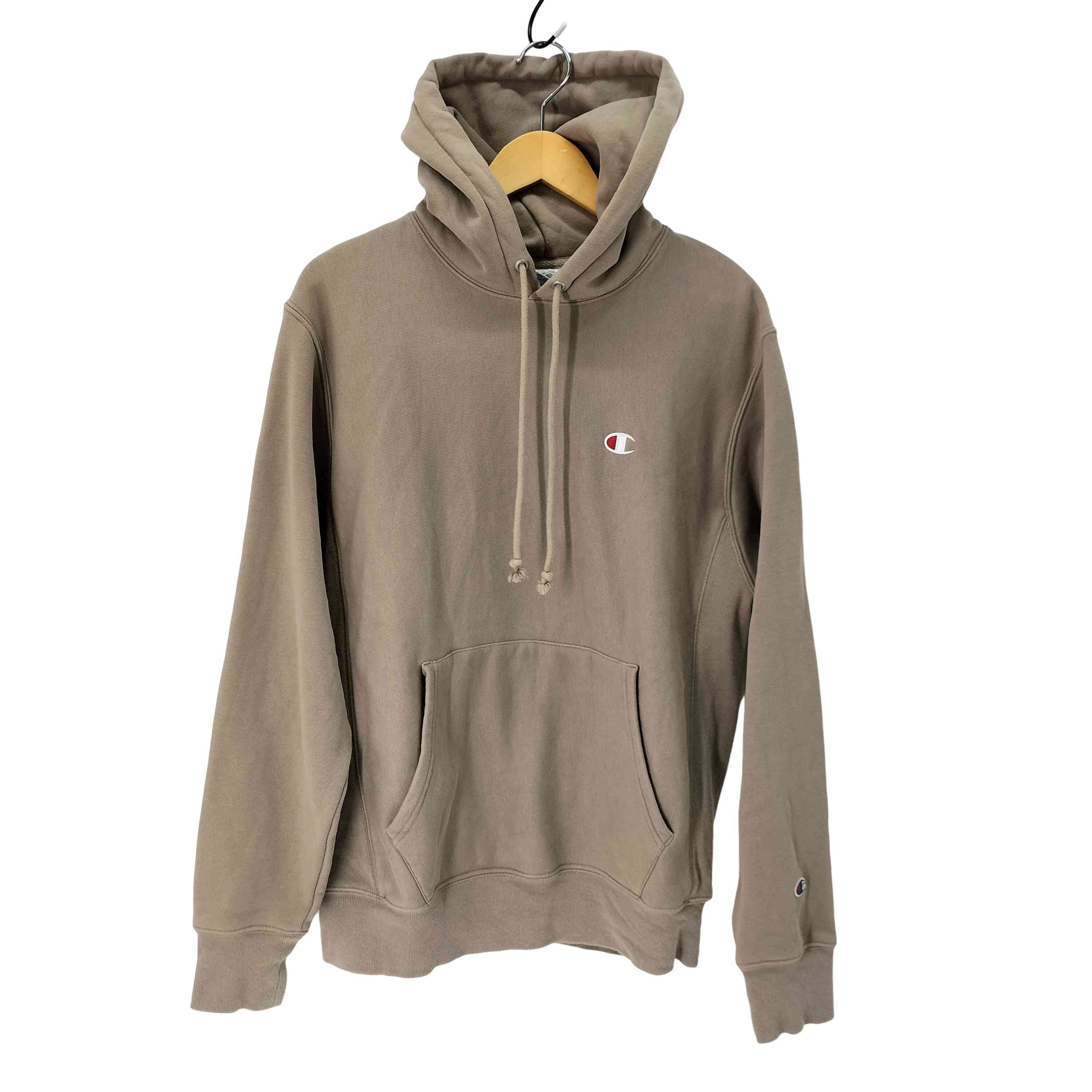 REVERSE WEAVE ロゴ刺繍 プルオーバーパーカー【1142305014449】