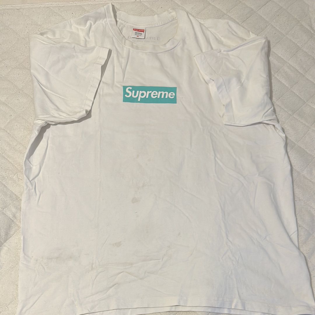 Supreme / Tiffany & Co. Box Logo Tee "White"