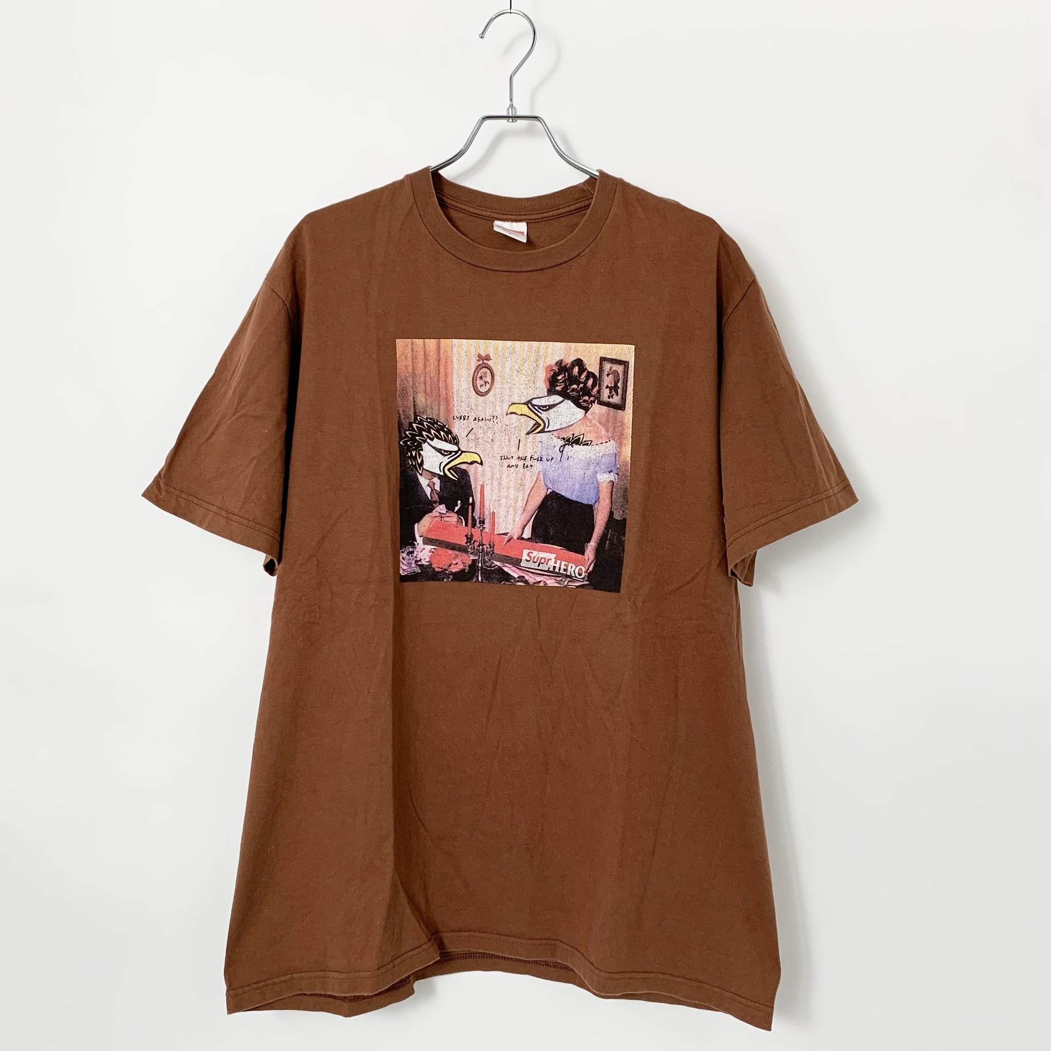 Supreme x ANTIHERO Curbs Tee "Brown"