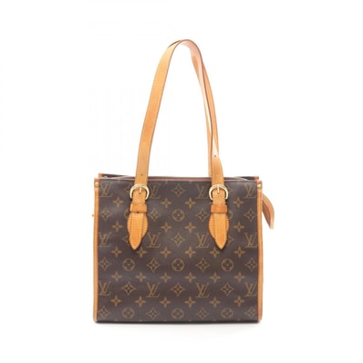 ルイ・ヴィトン LOUIS VUITTON ポパンクール オ モノグラム トートバッグ バッグ PVCコーティングキャンバス レザー レディース ブラウン系 M40007 【中古】
