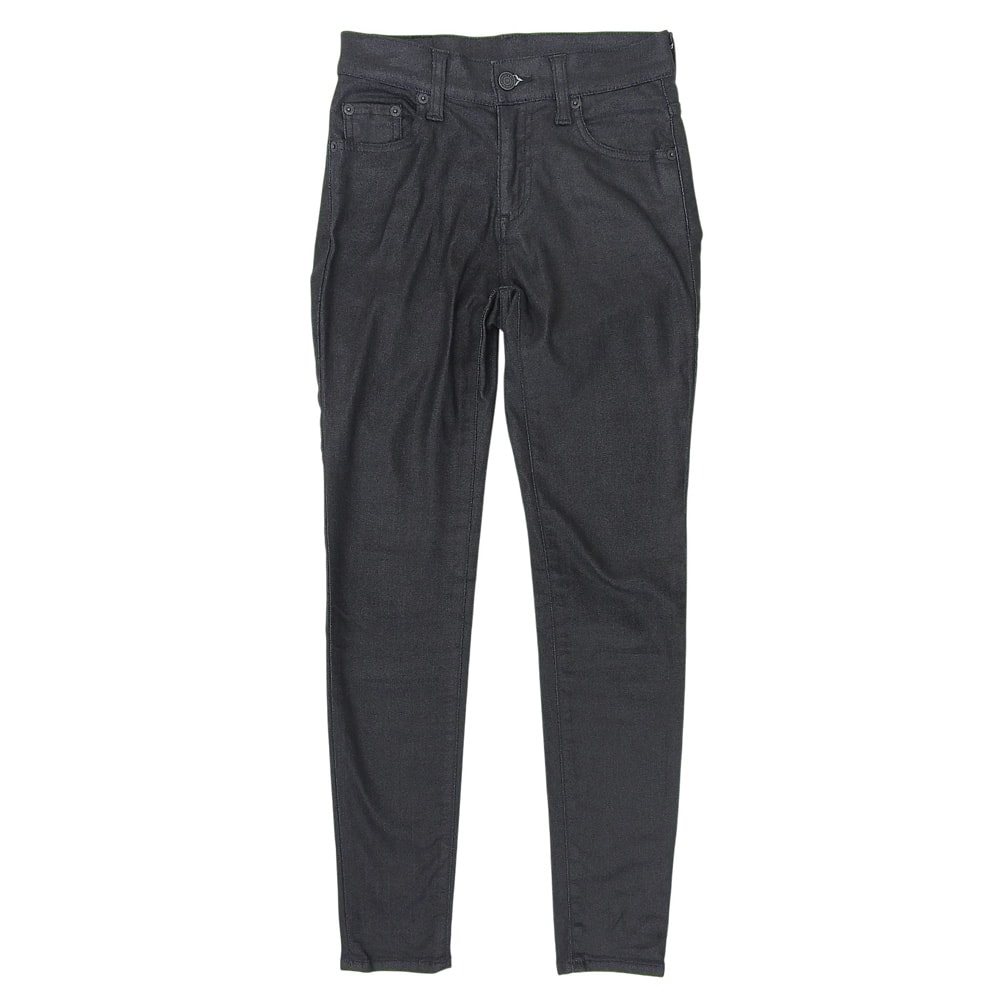 ヒステリックグラマー 美品 スキニーデニムパンツ ボトムス レディース ブラック 24inch 01193AP01 24