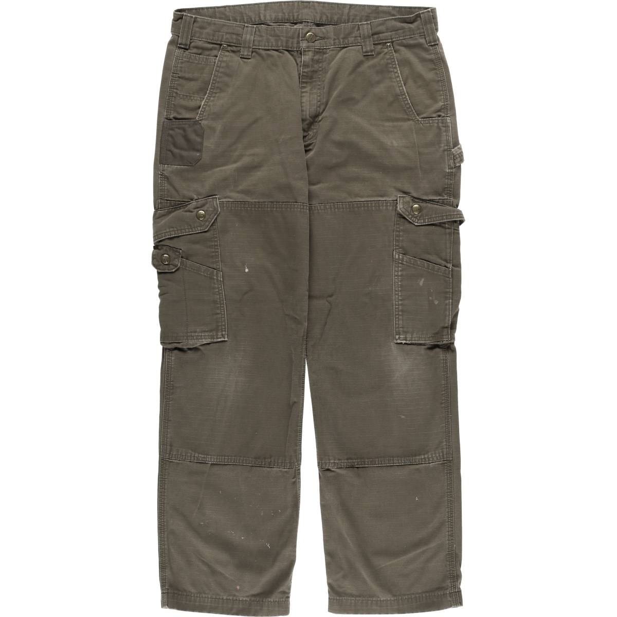 古着 カーハート Carhartt ダブルニー ダック リップストップ カーゴワークパンツ メンズw37相当/eaa560533