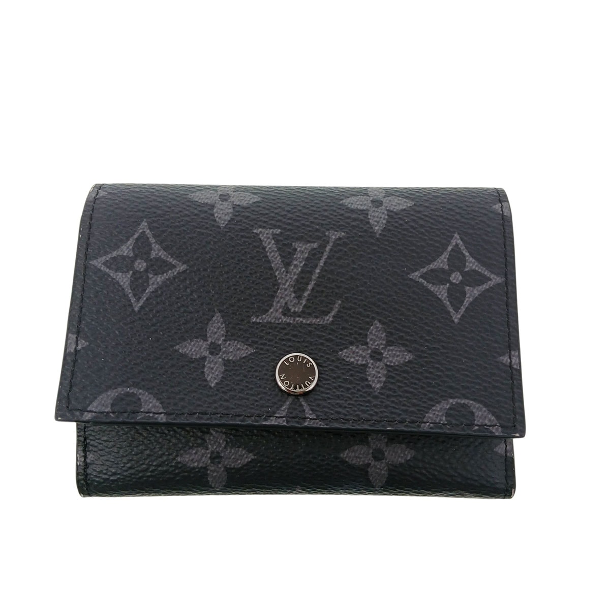 LOUIS VUITTON ルイ・ヴィトン ヴィクター ウォレット 三つ折り財布 M12598 モノグラムエクリプス モノグラムエクリプス ブラック グレー メンズ【中古】