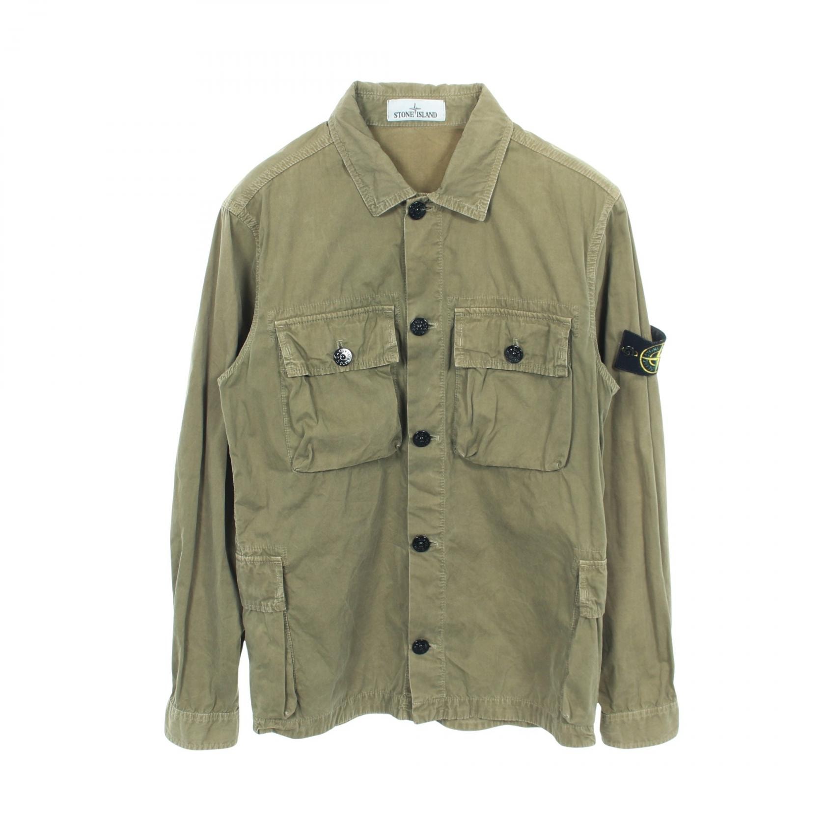 ストーンアイランド STONE ISLAND 衣料品 アウター コットン メンズ カーキ系 6615119WN 【中古】
