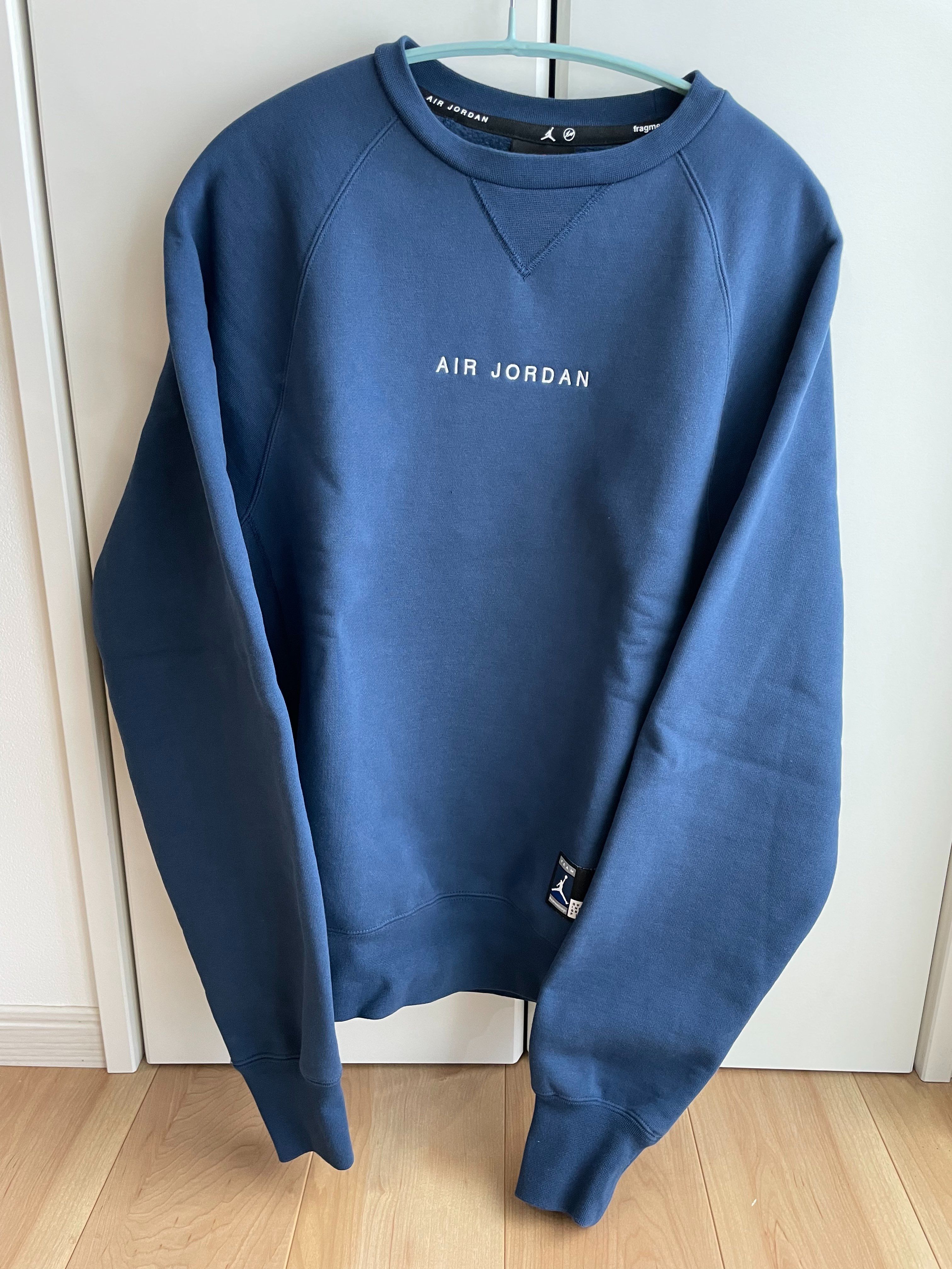Air Jordan x Fragment Crewneck Sweatshirt "Navy"