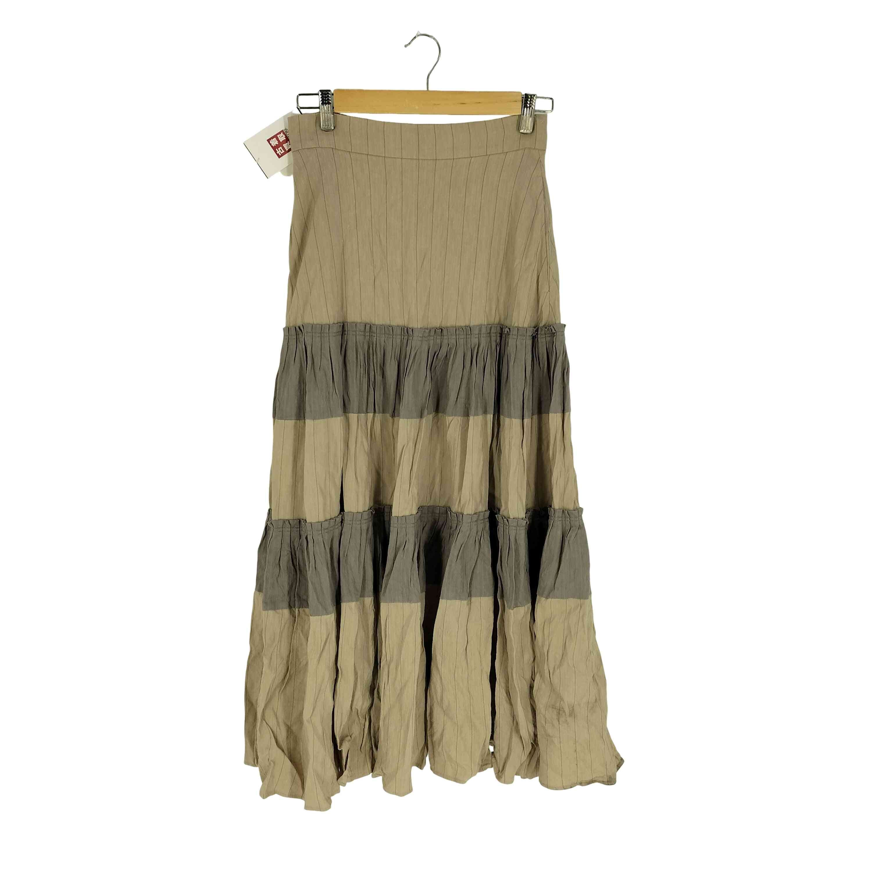 nude vintage タックフレアスカート【1142628027454】