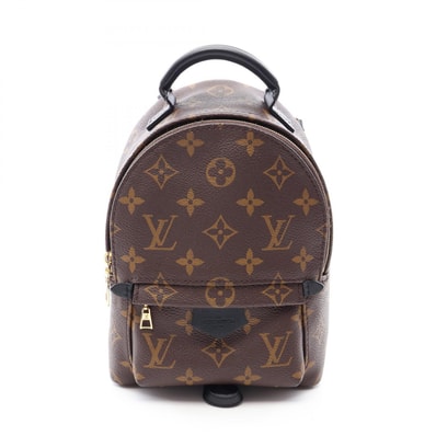 ルイ・ヴィトン LOUIS VUITTON パームスプリングス バックパック ミニ リュックサック バックパック バッグ PVCコーティングキャンバス レザー モノグラム レディース ブラウン系 / ブラック系 M44873 【中古】