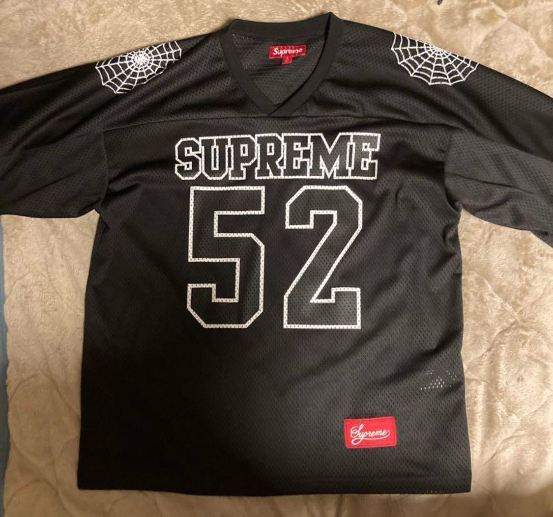Supreme Spiderweb Football Jersey 